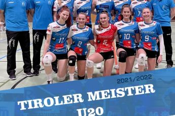 u20-Girls holen sich den Tiroler Meistertitel 2021/22